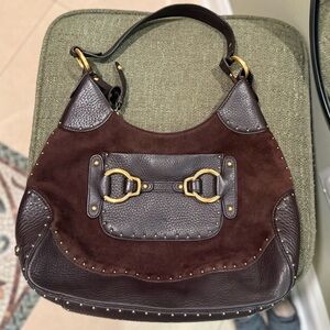 Cole Haan Brown Leather and Suede Women's Bag